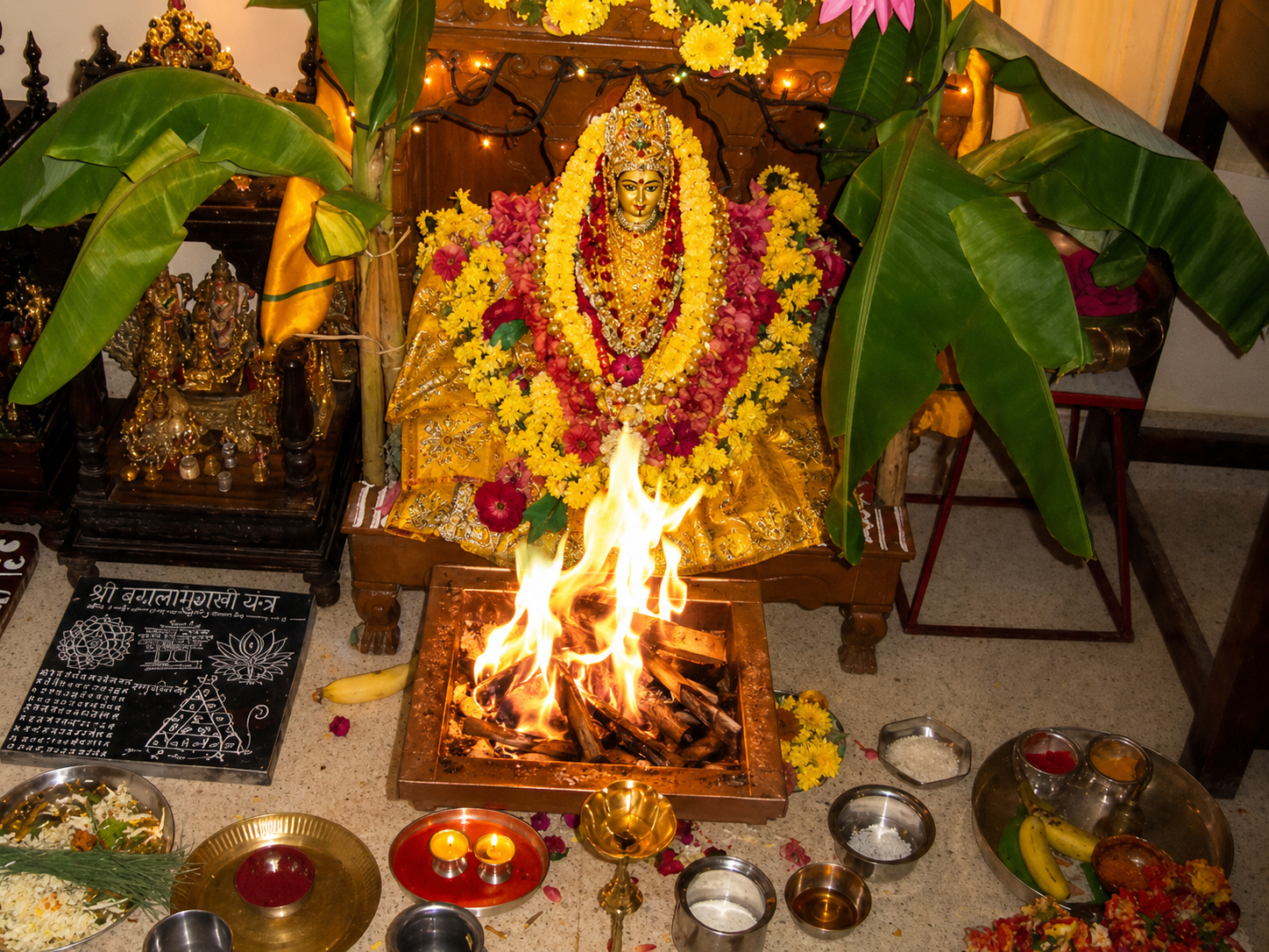 माँ बगलामुखी पूजा एवं हवन